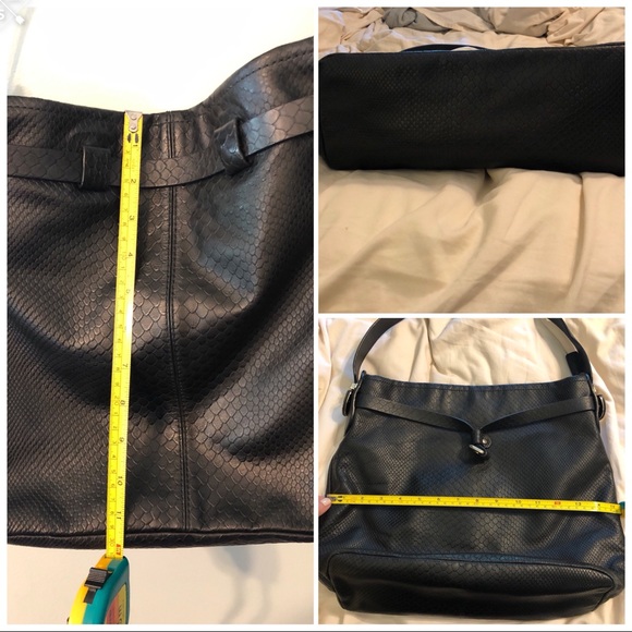 Cole Haan Snake Embossed Shoulder Bag - Picture 8 of 8